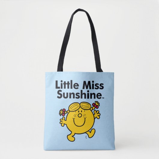 Kleine Miss | Miss Sunshine is een zonnestraal Tote Bag (Voorkant)