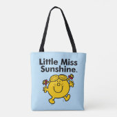 Kleine Miss | Miss Sunshine is een zonnestraal Tote Bag (Achterkant)