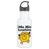Kleine Miss | Miss Sunshine is een zonnestraal Waterfles (Voorkant)