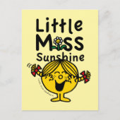 Kleine Miss | Miss Sunshine Laughs Briefkaart (Voorkant)