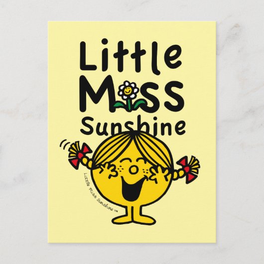 Kleine Miss | Miss Sunshine Laughs Briefkaart (Voorkant)