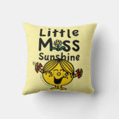 Kleine Miss | Miss Sunshine Laughs Kussen (Achterkant)