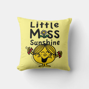 Kleine Miss   Miss Sunshine Laughs Kussen