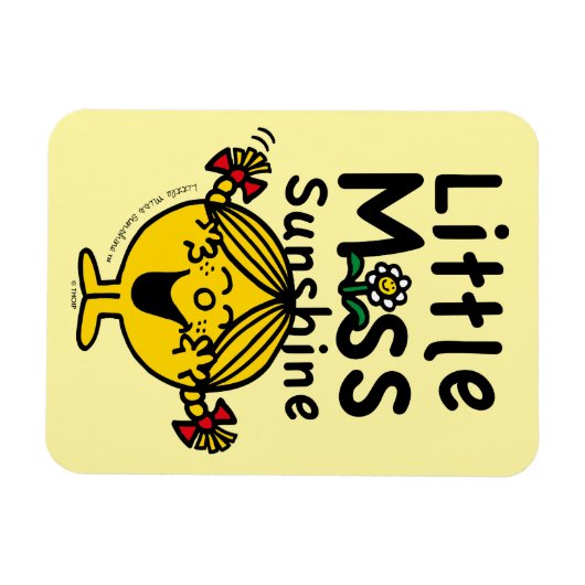 Kleine Miss | Miss Sunshine Laughs Magneet (Horizontaal)