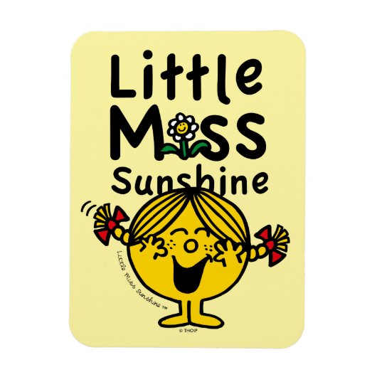 Kleine Miss | Miss Sunshine Laughs Magneet (Verticaal)