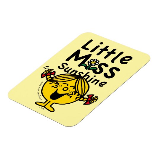 Kleine Miss | Miss Sunshine Laughs Magneet (Linkerzijde)