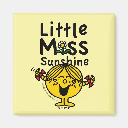 Kleine Miss | Miss Sunshine Laughs Magneet (Voorkant)