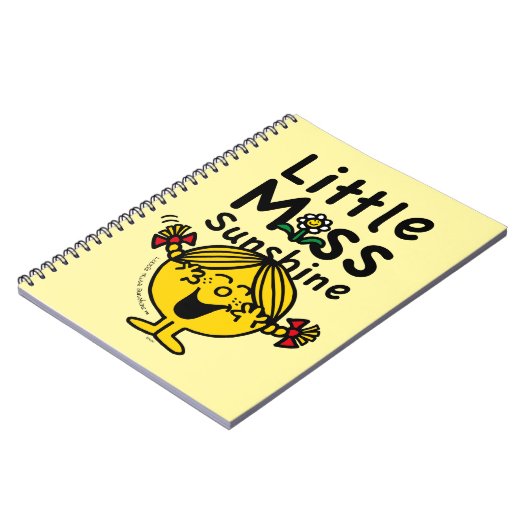 Kleine Miss | Miss Sunshine Laughs Notitieboek (Linkerzijde)