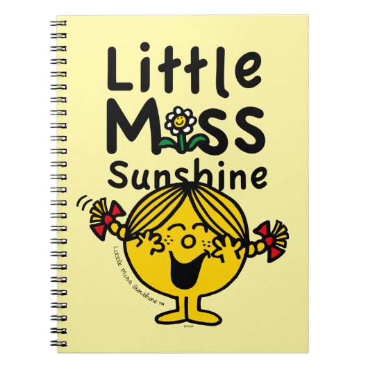 Kleine Miss | Miss Sunshine Laughs Notitieboek (Voorkant)