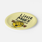 Kleine Miss | Miss Sunshine Laughs Papieren Bordje (Gekanteld)