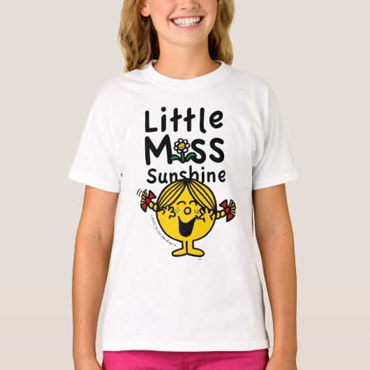 Kleine Miss | Miss Sunshine Laughs T-shirt (Voorkant)