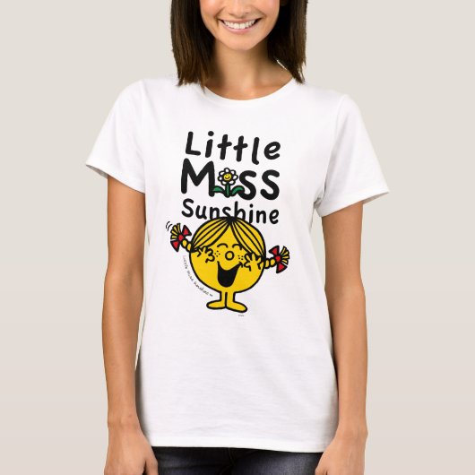 Kleine Miss | Miss Sunshine Laughs T-shirt (Voorkant)