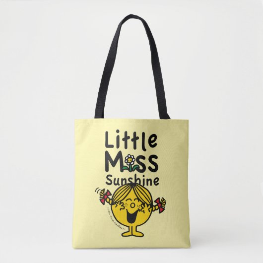 Kleine Miss | Miss Sunshine Laughs Tote Bag (Voorkant)