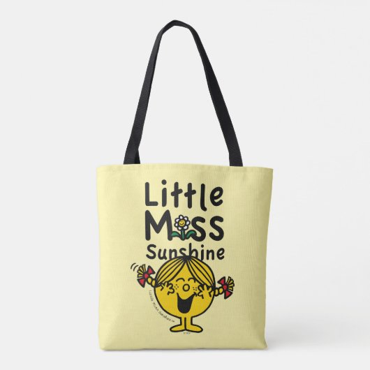 Kleine Miss | Miss Sunshine Laughs Tote Bag (Achterkant)