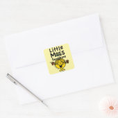 Kleine Miss | Miss Sunshine Laughs Vierkante Sticker (Envelop)