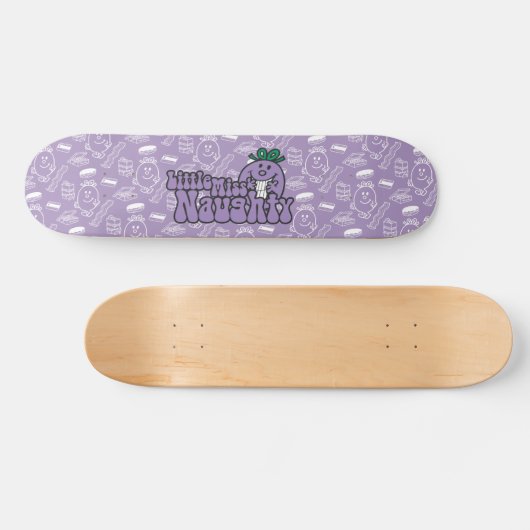 Kleine Miss Naughty Hiding Skateboard (Horizontaal)