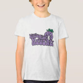 Kleine Miss Naughty Hiding Tri-Blend Shirt (Voorkant)