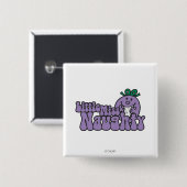 Kleine Miss Naughty Hiding Vierkante Button 5,1 Cm (Voorkant /achterkant)