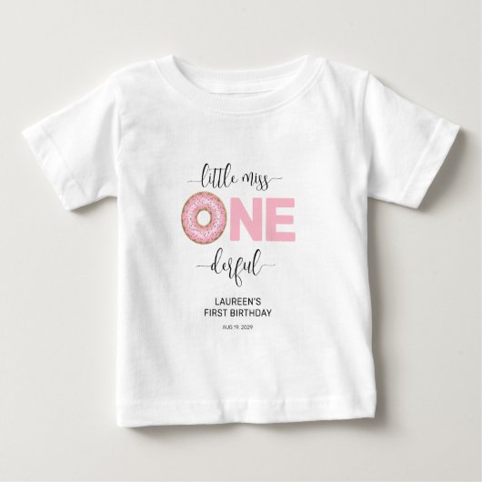 Kleine Miss Onederful 1e verjaardag (Voorkant)