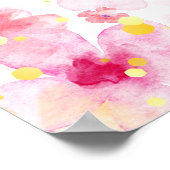 Kleine Miss Onederful 1e verjaardag mijlpaal Poster (Hoek)