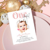 Kleine Miss Onederful 1e verjaardag uitnodiging