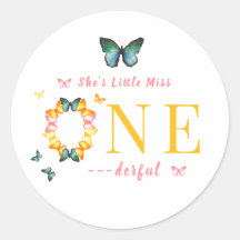 Kleine Miss Onederful Boho Butterfly 1e Verjaardag