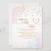 Kleine Miss Onederful met Foto Lijst Kaart (Achterkant)