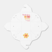 Kleine Miss Onederful Retro Groovy Eerste Verjaard Bedankdoosjes (Uitgevouwen)