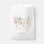 Kleine Miss Onederful Schattigee Bloemen 1e Verjaa Bedankzakje (Voorkant)