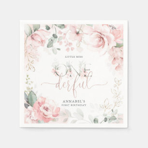 Kleine Miss Onederful servetten