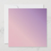 Kleine Miss Onederful Wildflower 1e verjaardag Kaart (Achterkant)