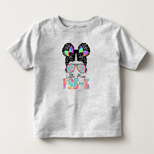 Kleine Miss Pre-K peuter T-shirt (Voorkant)