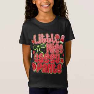 Kleine Miss Sassy broek – Watermeloen houding T-shirt