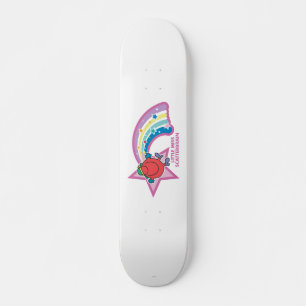 Kleine Miss Scatterbrain Regenboog en sterren Skateboard