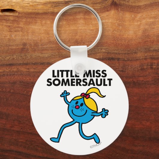 Kleine Miss Somersault Walking Tall Sleutelhanger (Voorkant)