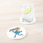 Kleine Miss Somersault Walking Tall Zandsteen Onderzetter (Zijkant)