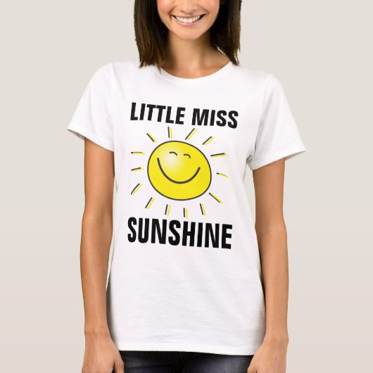KLEINE MISS SUNSHINE LADIES T-SHIRTS (Voorkant)