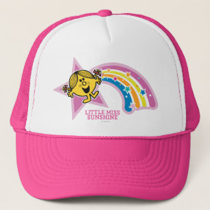 Kleine Miss Sunshine Regenbogen en Sterren Trucker Pet