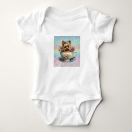 Kleine Miss Teacup Yorkie Romper
