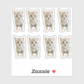 Kleine Miss Winter - Kat / Kitten Sticker (Vel)