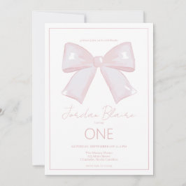 Kleine Miss Wonderful Pink 1e Eerste Verjaardag Kaart