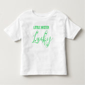 Kleine Mister Lucky St Patrick's Day Kinder Shirts (Voorkant)