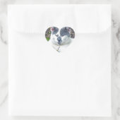 Kleine Mister Pants Hart Sticker (Tas)