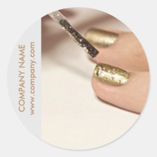 kleine mode schoonheidsnagelspijker ronde sticker