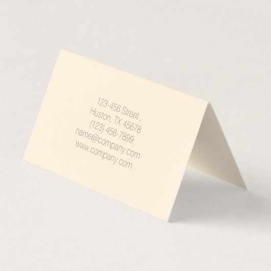 kleine mode schoonheidsnagelspijker visitekaartje (Achterkant)