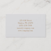 kleine mode schoonheidsnagelspijker visitekaartje (Achterkant)