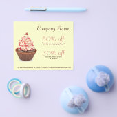 kleine, moderne elegante bakkerij kleurrijke cupca flyer (Enkel)