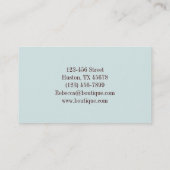 kleine, moderne elegante bakkerij kleurrijke cupca visitekaartje (Achterkant)