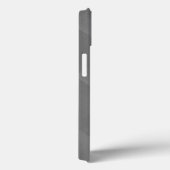 Kleine, moderne metalen zilver Case-Mate iPhone case (Achterkant / Rechts)