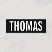 Kleine Moderne Visitenkarten Vorlage - Mini Visitekaartje (Voorkant)